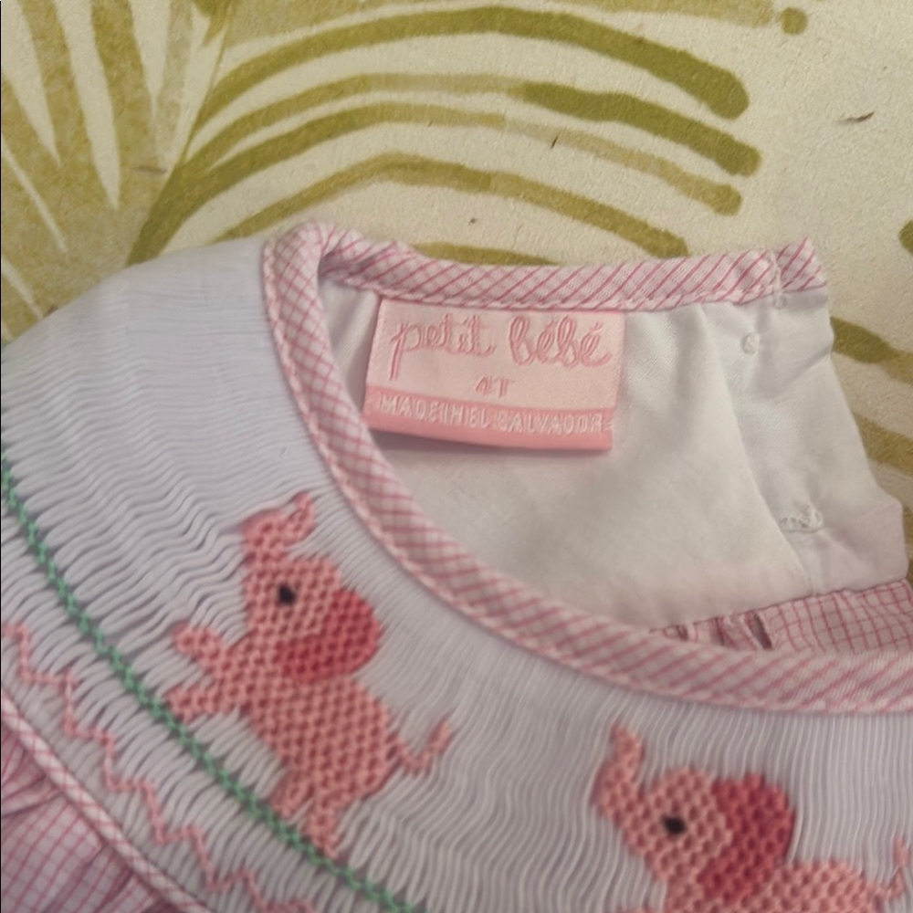 Pink Ruffled Kids Dress - Picture 3 of 5